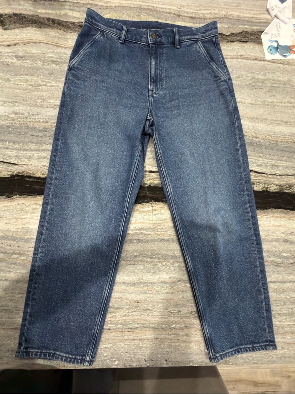 Uniqlo Mens Relaxed Ankle Jeans